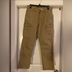 Relaxed fit Carhartt work pants.
